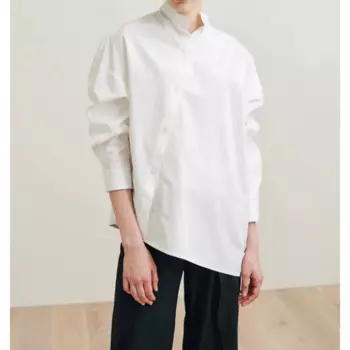 Женская блузка с длинным рукавом, свободного кроя