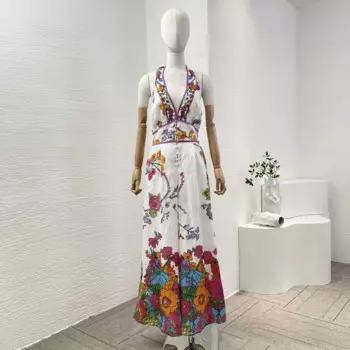 Женская блузка с открытой спиной и V-образным вырезом