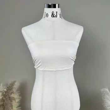 Женская блузка с регулируемыми лямками, однотонная