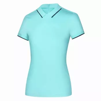 Женская быстросохнущая футболка с коротким рукавом, на молнии