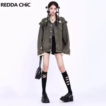 Женская джинсовая куртка в стиле бойфренда с карманами