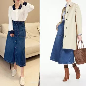 Женская джинсовая юбка