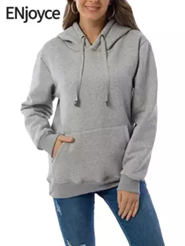 Женская флисовая шерстяная модель 2024, зимняя теплая уличная одежда Y2K, толстовки с капюшоном, повседневный плотный пуловер с капюшоном и карманами