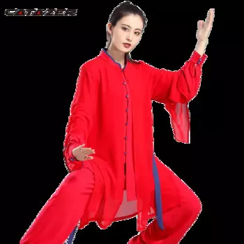 Женская форма кунг-фу, костюм-тройка