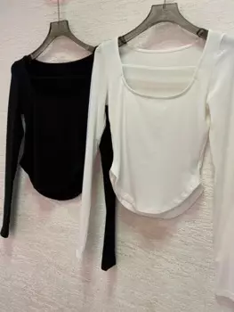 Женская футболка с длинным рукавом, 2 цвета