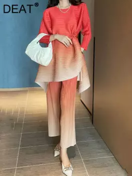 Женская футболка с длинным рукавом и поясом на резинке