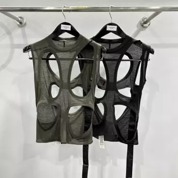 Женская футболка с вырезами и открытой спиной, из хлопка