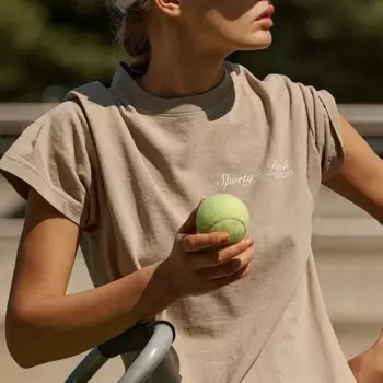 Женская хлопковая футболка с коротким рукавом и буквенным принтом