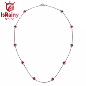 Женская и Мужская подвеска из серебра 100% пробы, с муассанитом