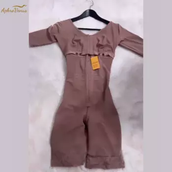 Женская корректирующая одежда Faja колумбийские Корректирующее белье для похудения с длинными рукавами для подтяжки ягодиц утягивающее белье для талии после липосакции