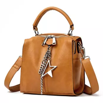 Женская многофункциональная сумка-мешок ленивый Feng в стиле ретро, новинка 2024, Модный Универсальный женский рюкзак на цепочке через плечо, сумка