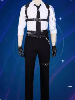 Женская/Мужская модная рубашка/брюки/костюм на Хэллоуин