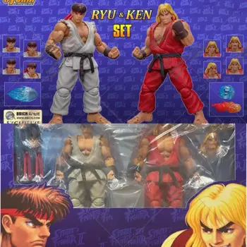 Женская оригинальная модель телефона, масштаб 1/12, модель аниме RYU KEN Fighter II, коллекционная полноразмерная экшн-фигурка, игрушки, подарки