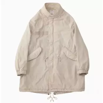 Женская парка рыбьего хвоста VISVIM, окрашенная в грязь, в стиле милитари, однобортная свободная ветровка средней длины с рыбьим хвостом
