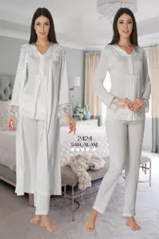 Женская пижама с длинным рукавом для беременных