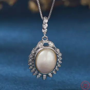 Женская подвеска из серебра S925 пробы с микро цирконием