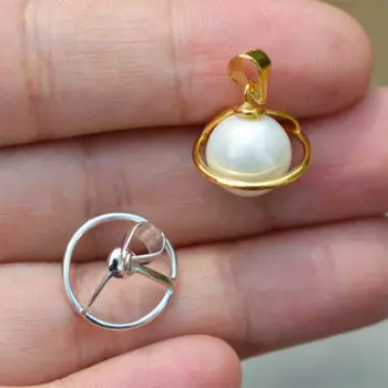 Женская подвеска с жемчугом из серебра S925 пробы, 5 шт./лот