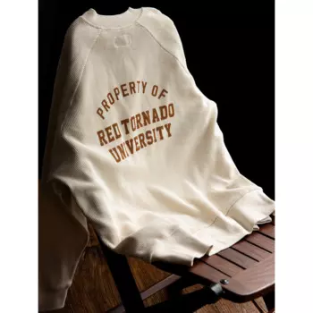 Женская Повседневная футболка RedTornado, большие размеры США, 10,9 г/кв. М, унций, хлопковый пуловер, супергибкая футболка с вафельным узором