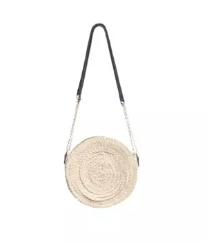 Женская Повседневная сумка из джутовой кожи