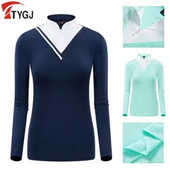 Женская рубашка для гольфа PGM, подходит для одежды, женская футболка с длинными рукавами, одежда для защиты от солнца, одежда для гольфа, рубашка для настольного тенниса