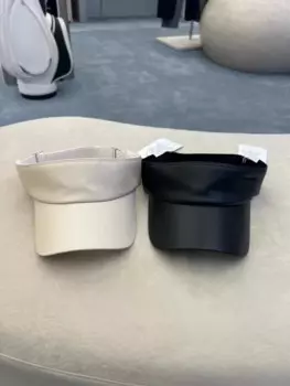 Женская шапка для гольфа из ПУ кожи с резинкой, простая и модная однотонная шапка без головы