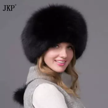 Женская шапка из натурального Лисьего меха, шапка, плотная меховая шапка, зимняя теплая шапка, женская модная шапка с наушниками, шапки