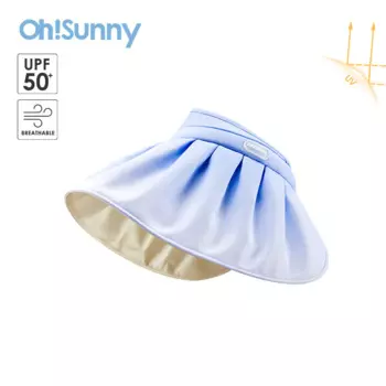 Женская солнцезащитная Кепка OhSunny, складывающаяся Кепка с широкими полями и градиентом, Солнцезащитная пляжная шляпа с защитой от УФ-лучей, 2024