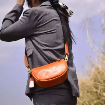 Женская сумка через плечо AETOO, Модный маленький саквояж на плечо из натуральной кожи, универсальная дамская сумочка-мессенджер