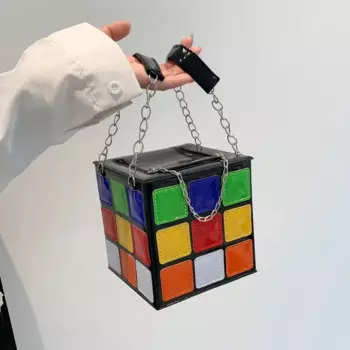 Женская сумка-кошелек из ПУ кожи, на цепочке