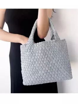 Женская сумка, модные сумки 2024, джинсовая сумка на плечо, повседневная сумка-тоут, роскошная тканая сумка, женская сумка на плечо, женские сумки