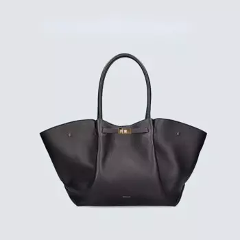 Женская сумка, однотонная высококачественная кожаная сумка для покупок большой вместимости, модная роскошная нишевая брендовая дизайнерская женская сумка на плечо