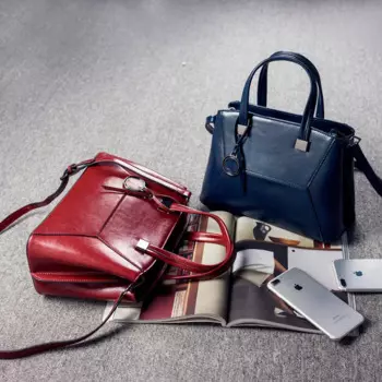 Женская сумка-тоут из натуральной воловьей кожи GPR