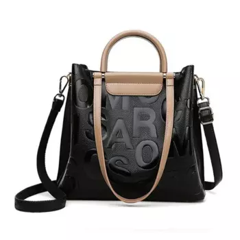 Женская сумка-тоут из ПУ кожи, с ремешком через плечо