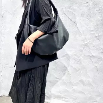 Женская сумка-тоут на молнии, из натуральной кожи