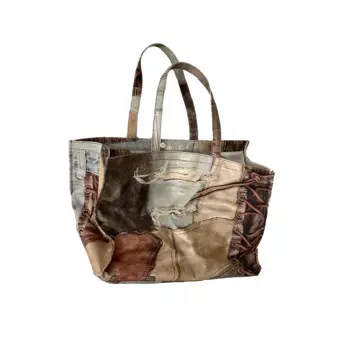 Женская сумка-тоут на одно плечо с принтом