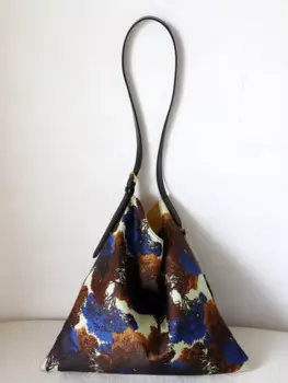 Женская сумка-тоут с вышивкой, на одно плечо