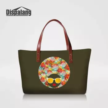 Женская сумка-тоут в полоску, с кошкой