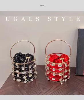 Женская сумочка с вырезами, металлическая клетка, роскошная женская вечерняя сумка со стразами, клатч для свадебной вечеринки, кошелек, сумка-мессенджер на плечо