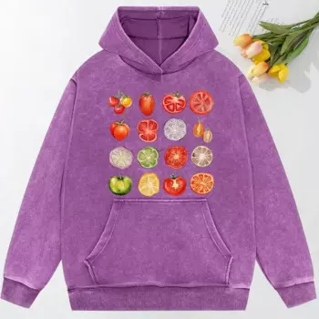 Женская толстовка с капюшоном и карманами, из хлопка