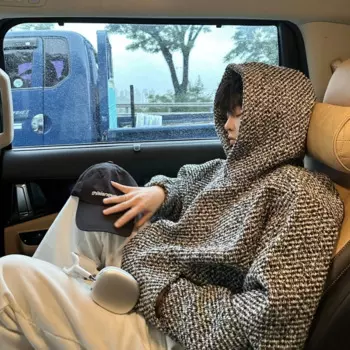 Женская толстовка с капюшоном Prowow, винтажная текстурная свободная толстовка с длинными рукавами и карманами, пуловер высокого качества, Y2k, весна