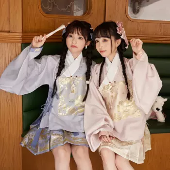 Женская традиционная китайская одежда, улучшенная одежда династии Мин, короткая юбка, праздничные сценические костюмы DQL7574