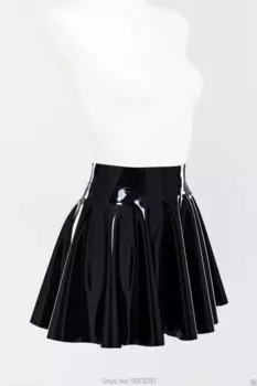 Женская юбка из латекса