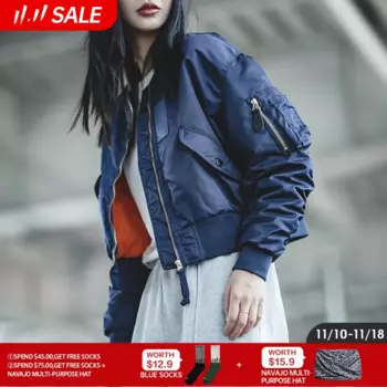 Женская утепленная куртка Maden, ветрозащитная бейсбольная хлопковая куртка на осень и зиму, повседневная верхняя одежда, куртка, топы