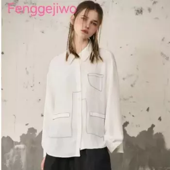 Женская весенне-летняя рубашка Fenggejiwo