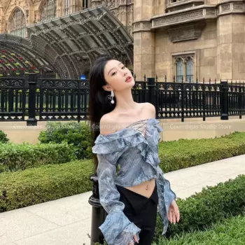 Женская винтажная блузка с рюшами и вышивкой