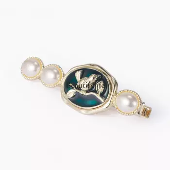 Женская заколка для волос с бахромой в виде акулы, летняя заколка