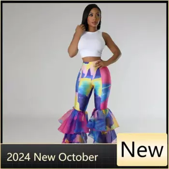 Женские блестящие африканские капри Дашики, брюки с высокой талией, офисные женские летние брюки полной длины, осенние капри