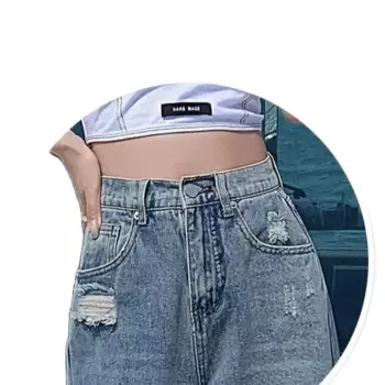 Женские брюки-клеш с завышенной талией и драпировкой