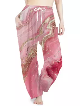 Женские брюки с абстрактным принтом, элегантные богемные праздничные брюки, повседневные авангардные зауженные брюки с манжетами, лето-осень