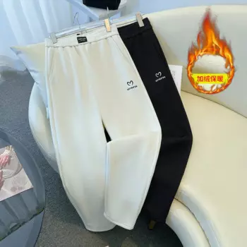 Женские брюки с высокой талией, большие размеры до 100 кг